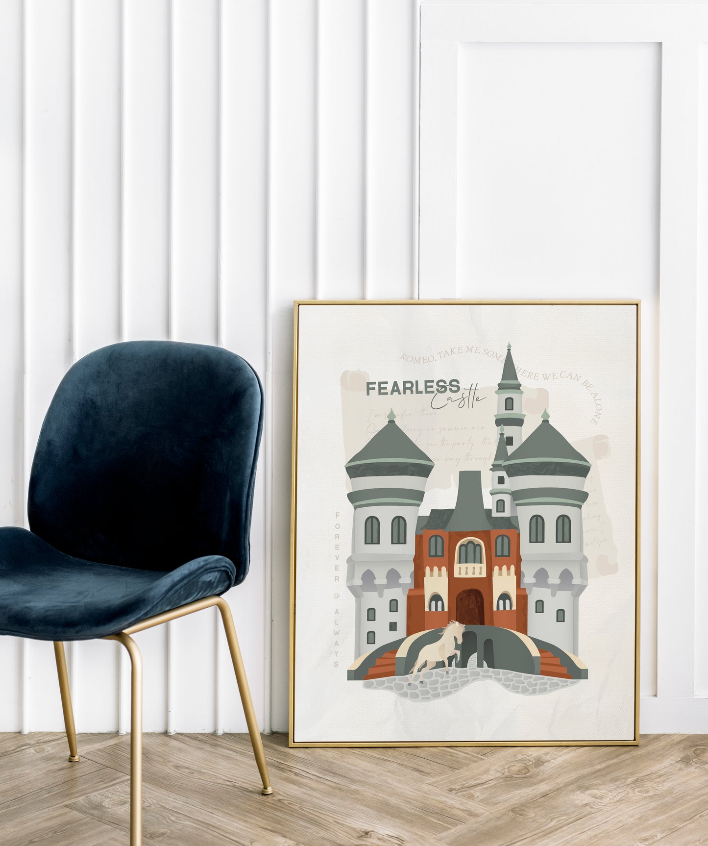 Castle Fearless Era Poster | Song Lyric Wall Decor | Taylor Swift Inspired Print | Castle Aesthetic