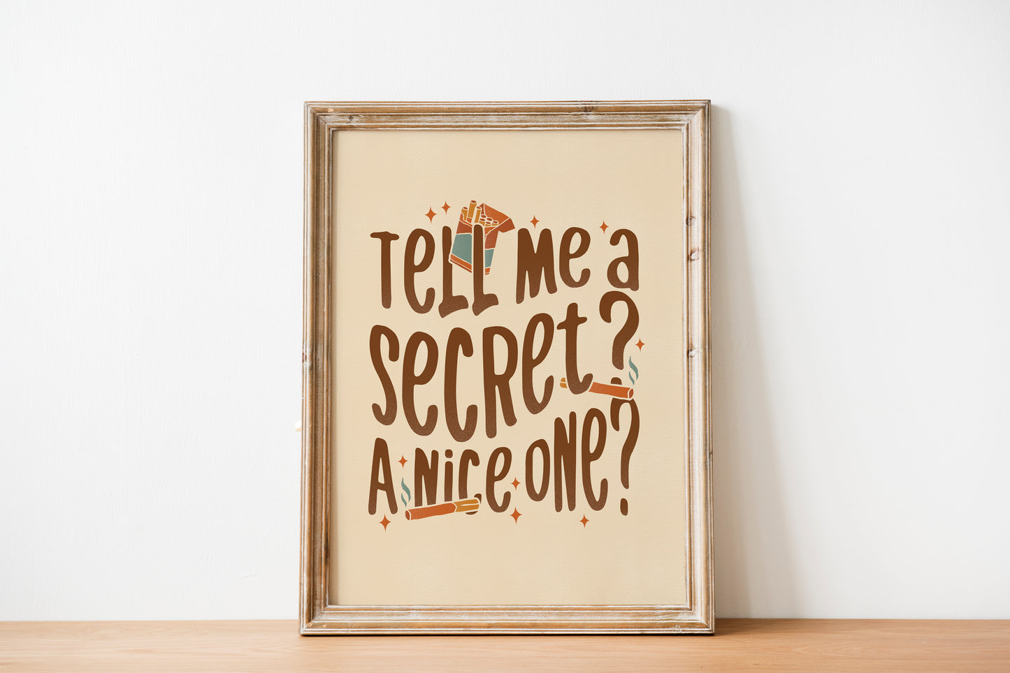 Quote ATYD Poster | Sirius Poster All the Young Dudes Print