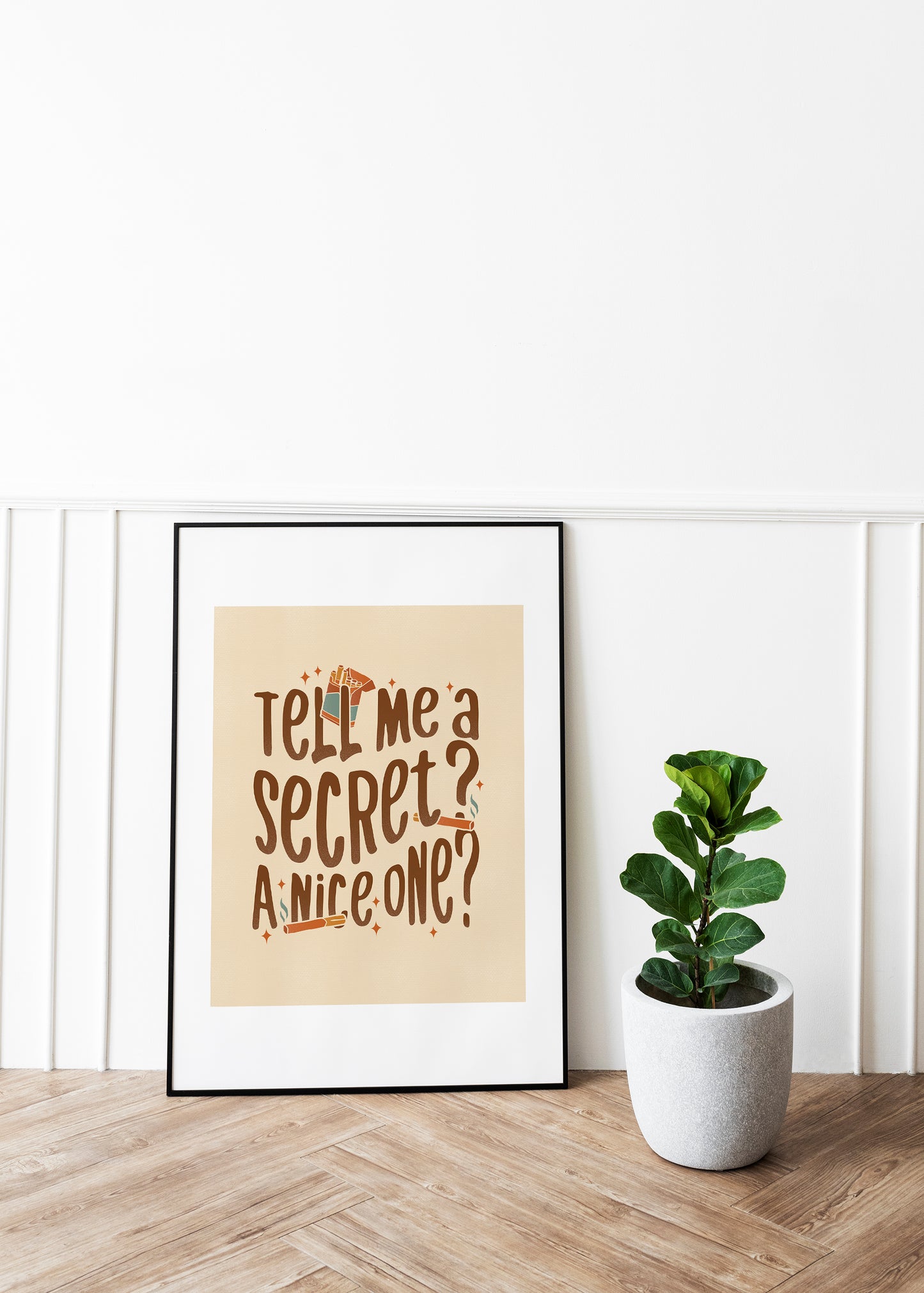 Quote ATYD Poster | Sirius Poster All the Young Dudes Print