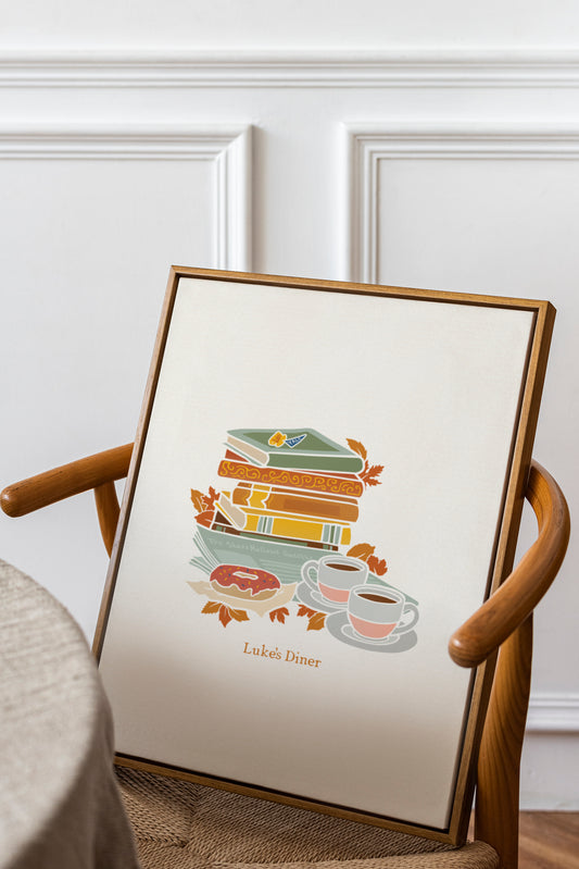 Gilmore Girls Inspired Print | Luke's Diner Poster