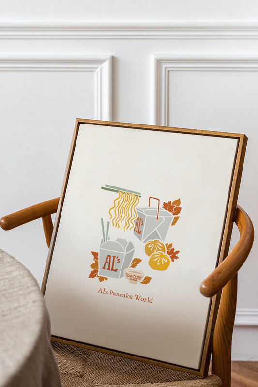 Gilmore Girls Inspired Print | Al's Pancake World Poster