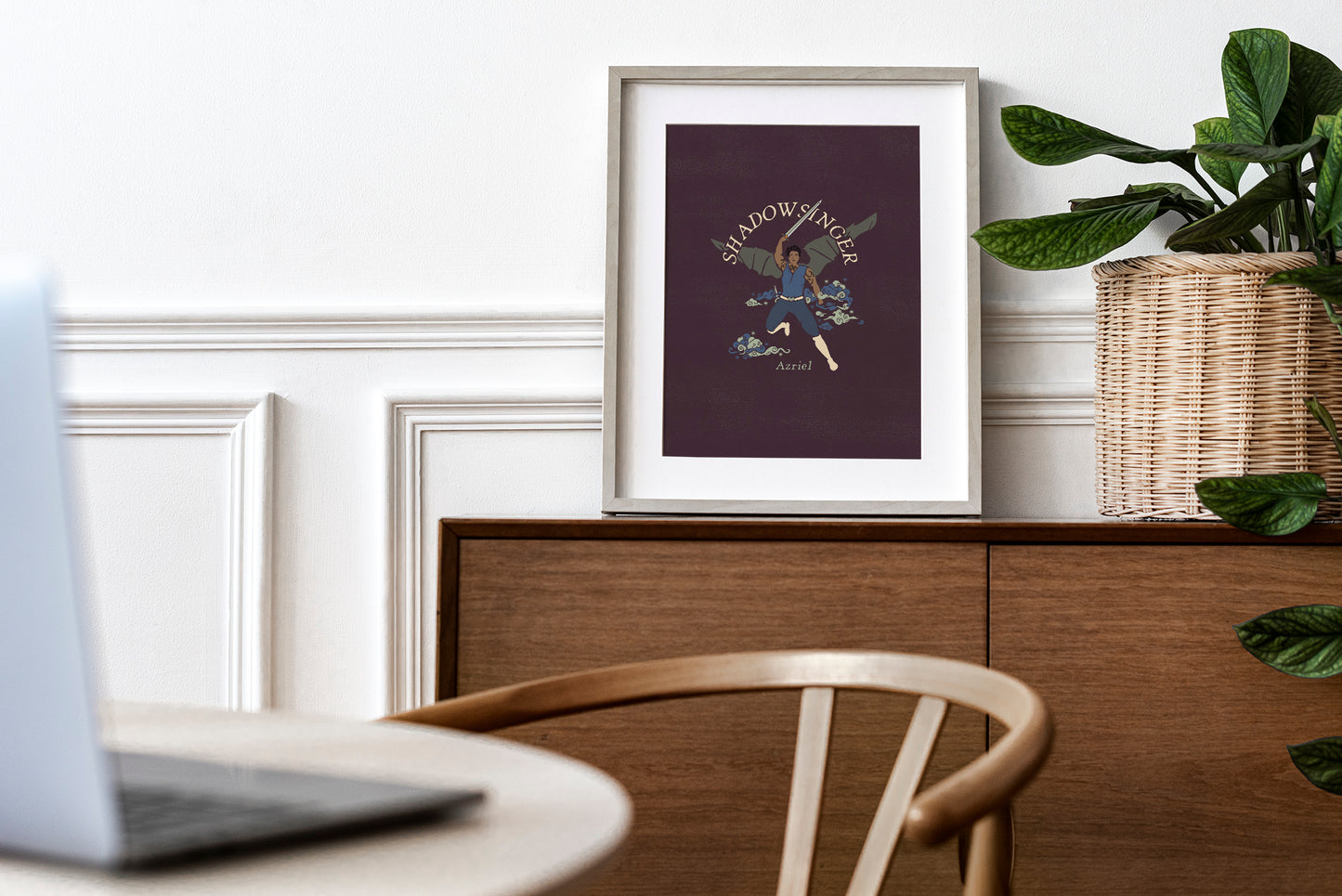 A Court of Thorns and Roses Series Poster | Night Court | Azriel Shadowsinger Print | Sarah J. Mass Art | ACOTAR Wall Decor | ACOTAR Poster