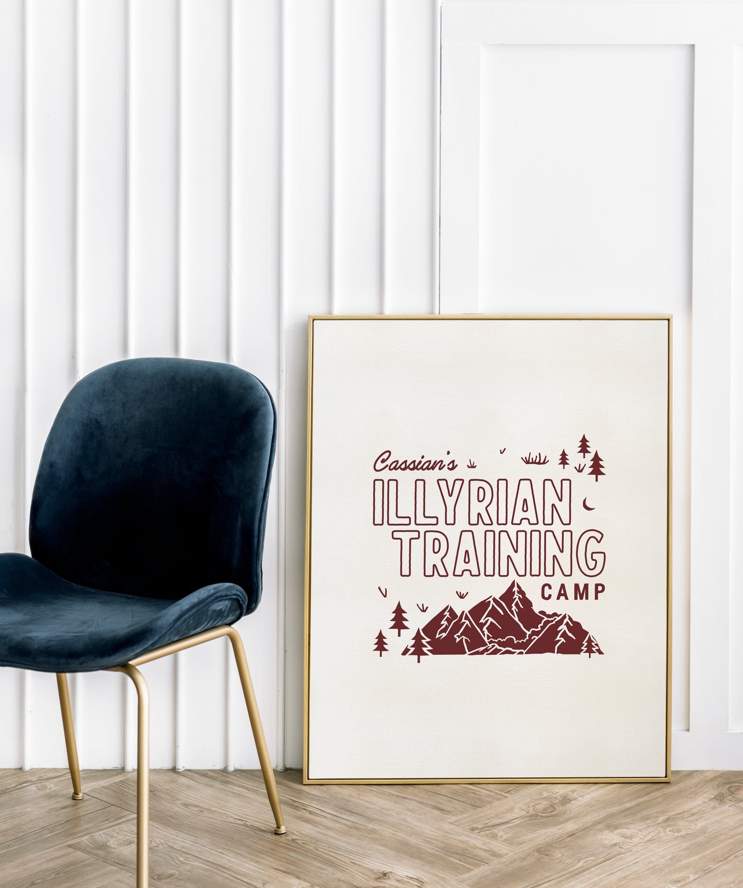 A Court of Thorns and Roses Series Poster | Character | Cassian's Illyrian Training Camp Print | Sarah J. Mass Art | ACOTAR Wall Decor | ACOTAR Poster