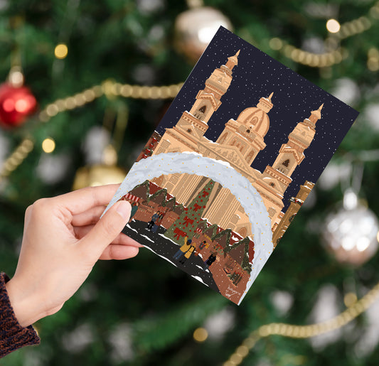 Christmas Card - European Christmas Market | Holiday Card