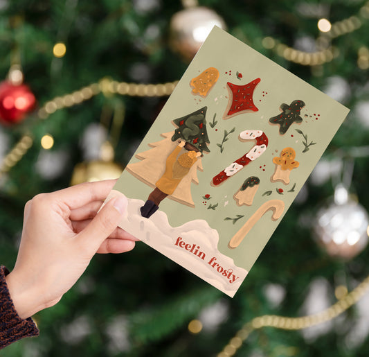 Christmas Card - Feelin Frosty | Holiday Card