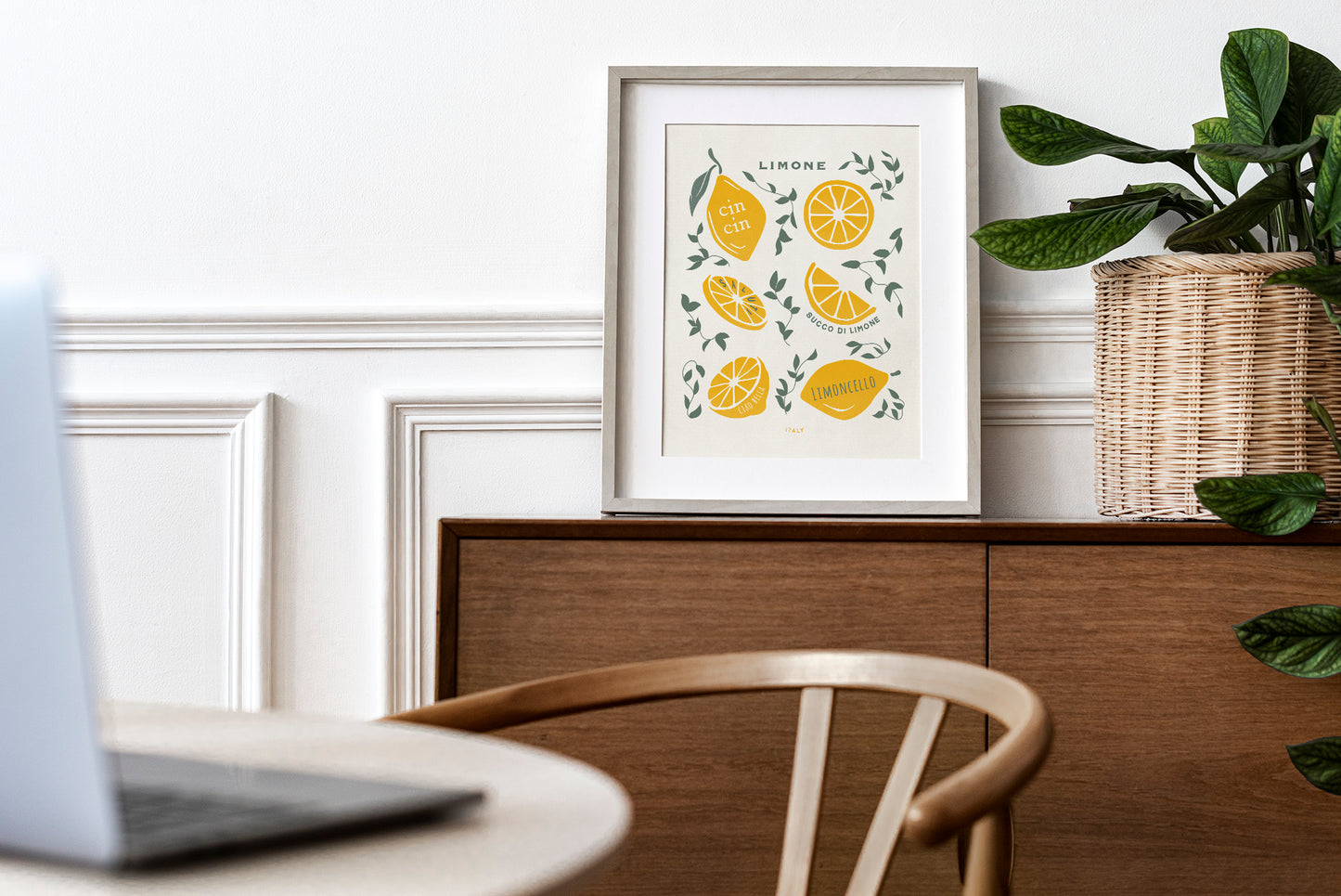 European Summer Travel Poster | Italy Travel Italy Lemons Art Print