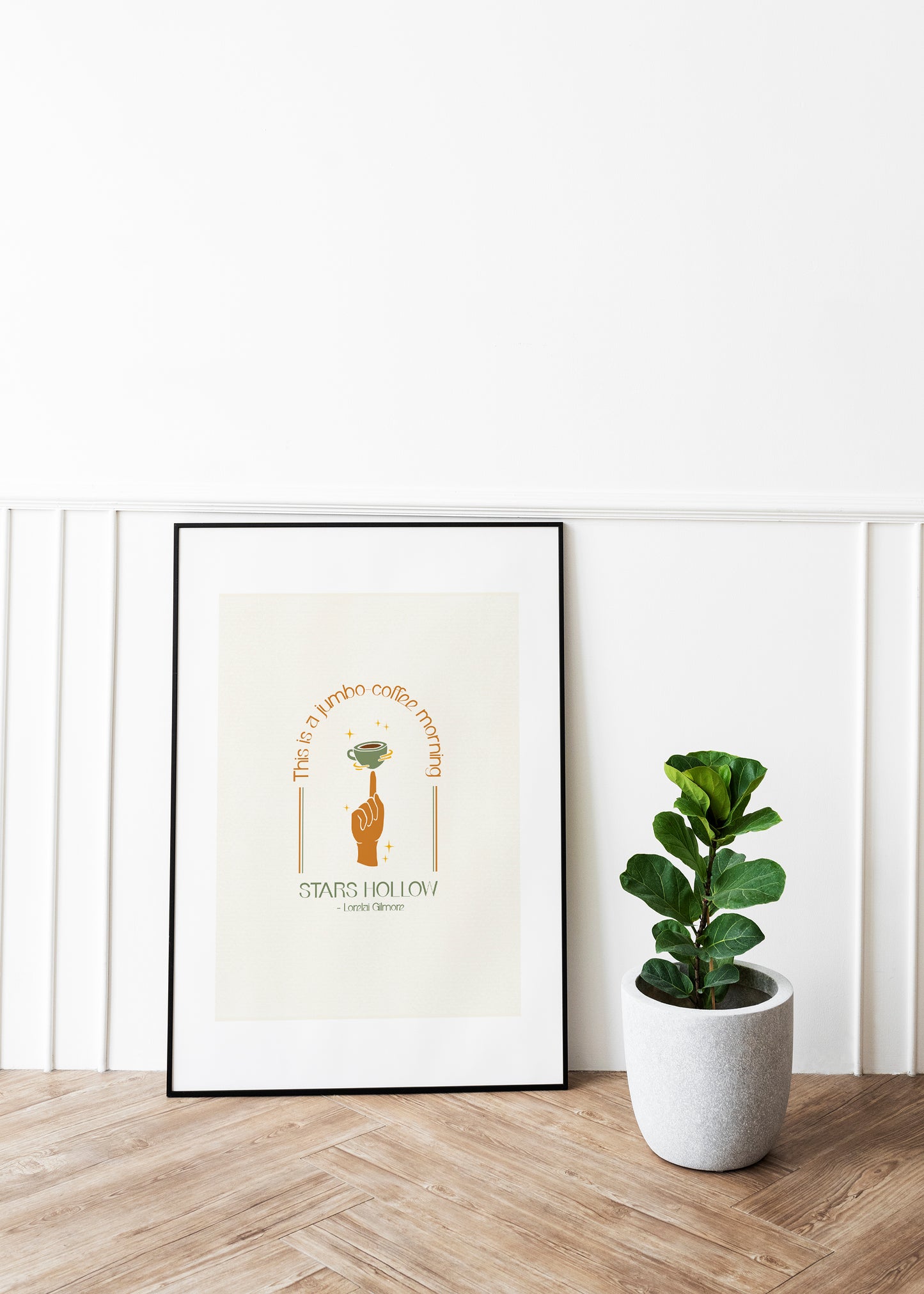 Gilmore Girls Quote Inspired Print | Jumbo Coffee Poster