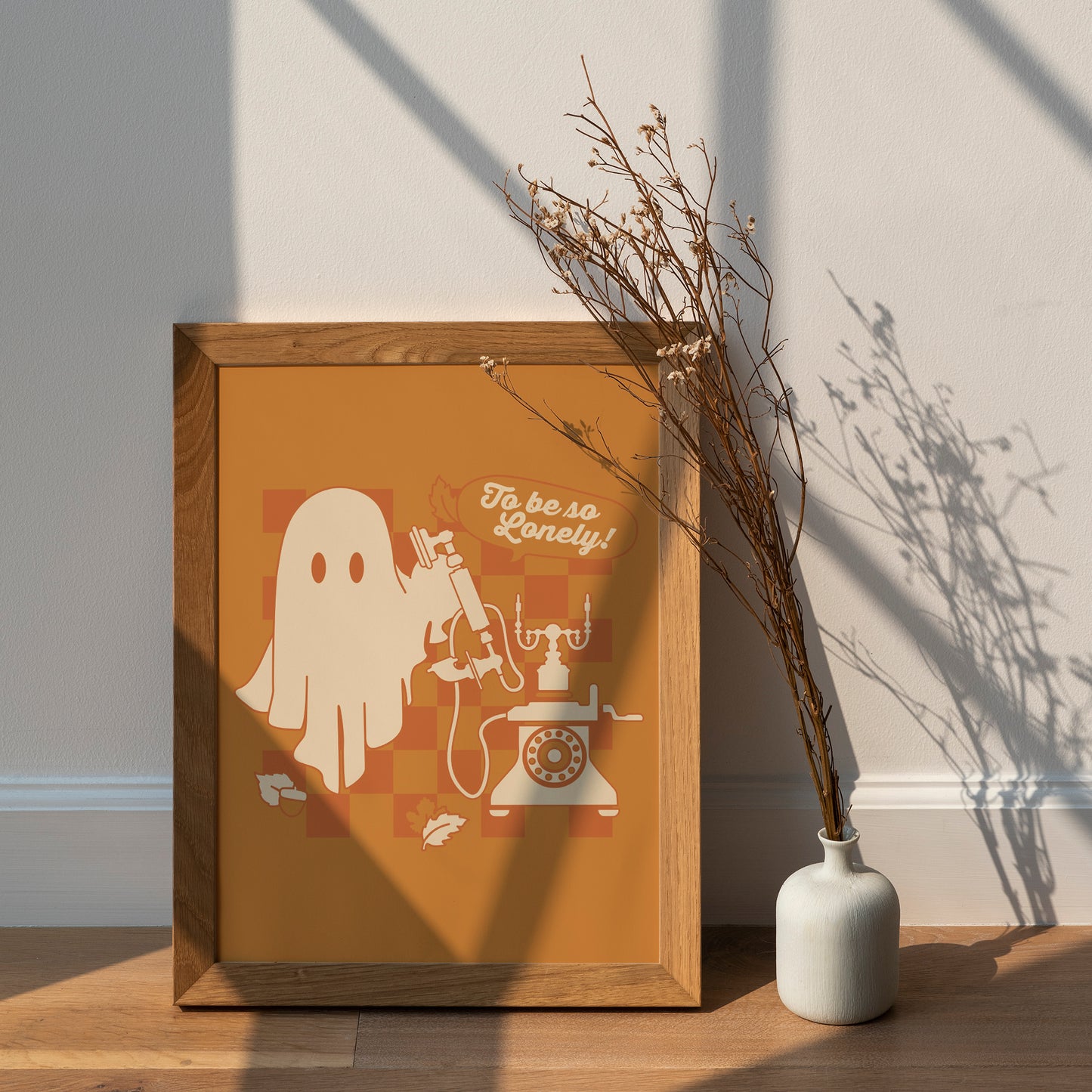 Halloween Inspired Print | To be so Lonely Lyric Poster