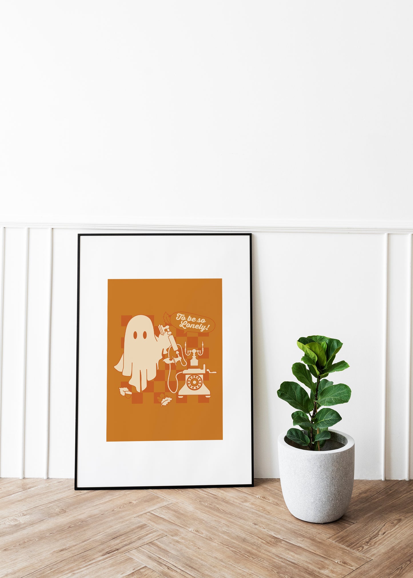 Halloween Inspired Print | To be so Lonely Lyric Poster