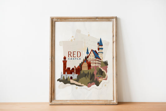 Castle Red Era Poster | Song Lyric Wall Decor | Taylor Swift Inspired Print | Castle Aesthetic