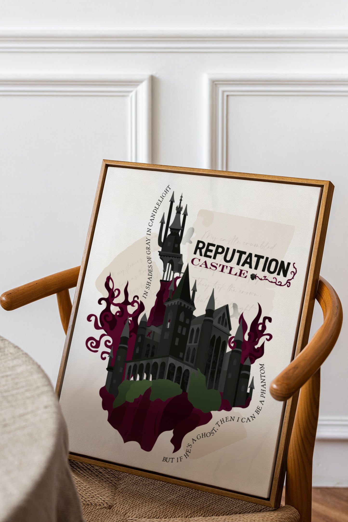 Castle Reputation Era Poster | Song Lyric Wall Decor | Taylor Swift Inspired Print | Castle Aesthetic