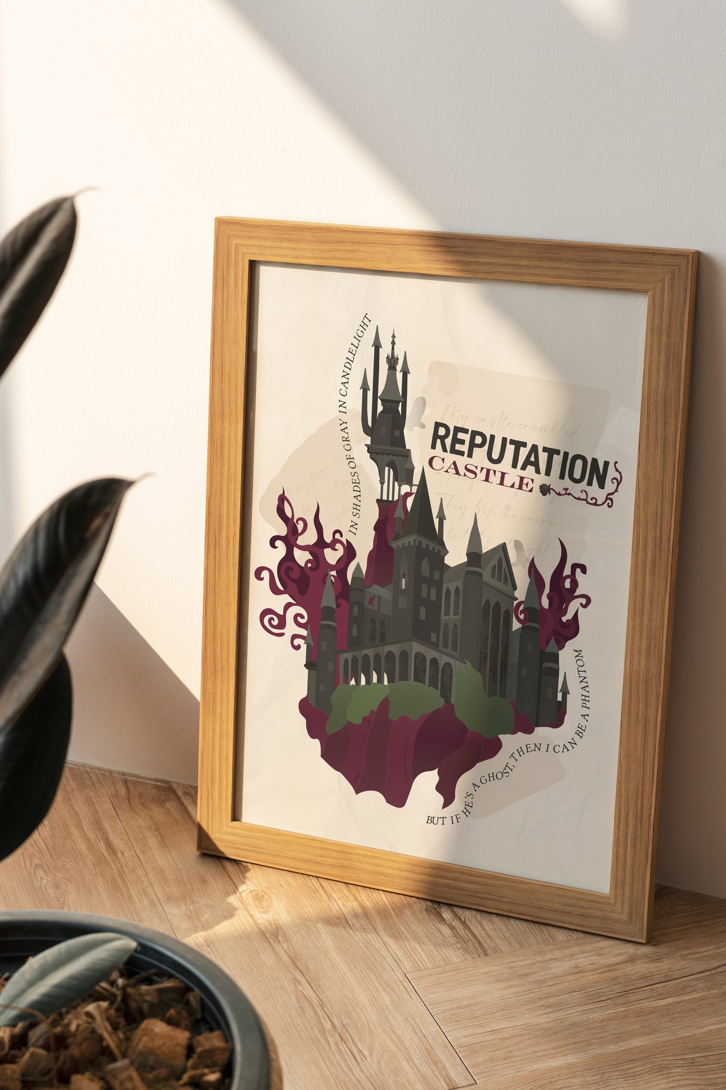 Castle Reputation Era Poster | Song Lyric Wall Decor | Taylor Swift Inspired Print | Castle Aesthetic