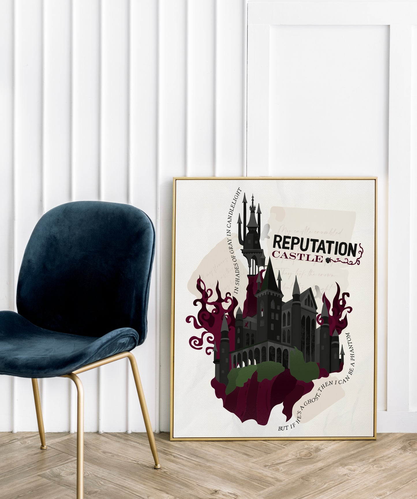 Castle Reputation Era Poster | Song Lyric Wall Decor | Taylor Swift Inspired Print | Castle Aesthetic