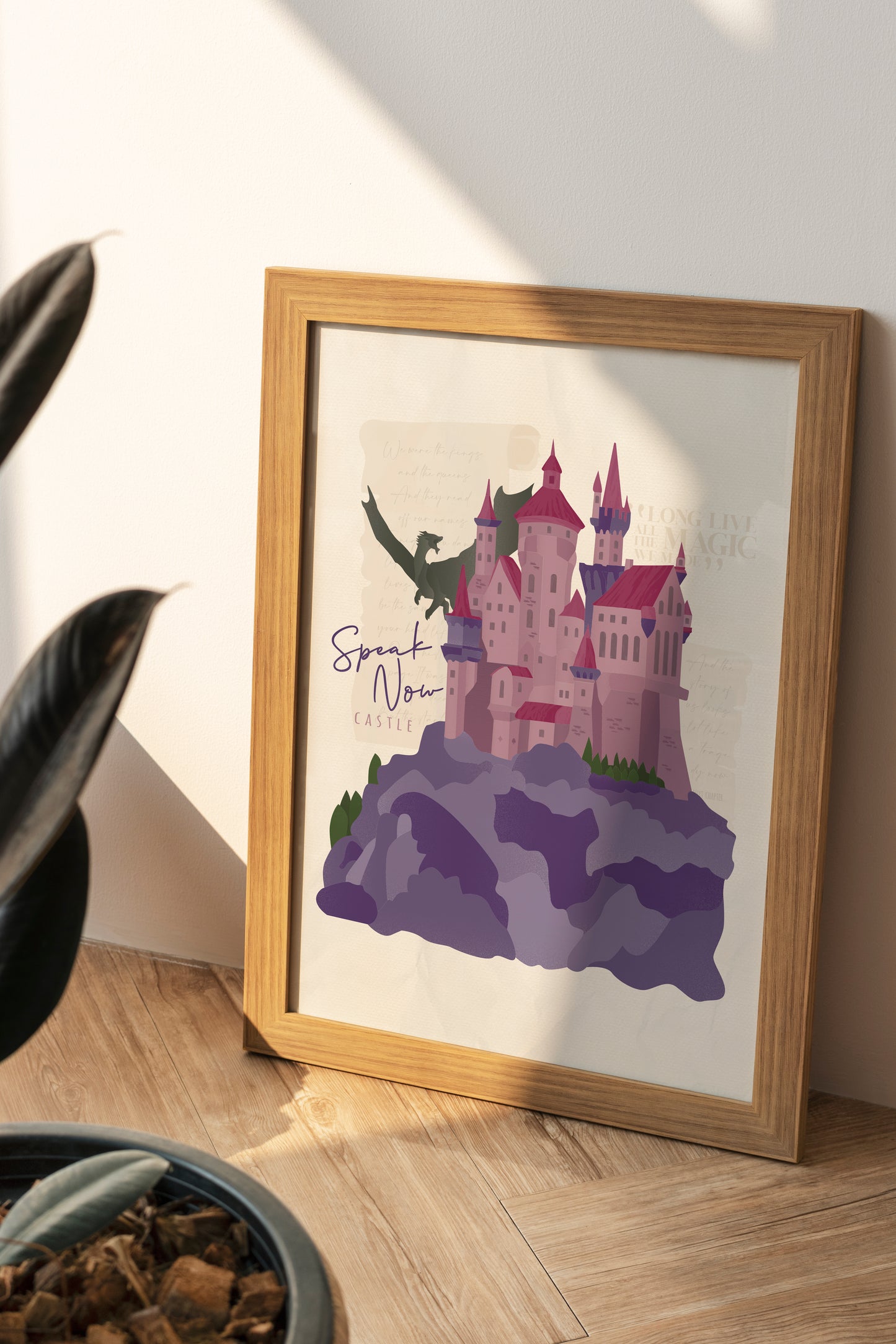 Castle Speak Now Era Poster | Song Lyric Wall Decor | Taylor Swift Inspired Print | Castle Aesthetic