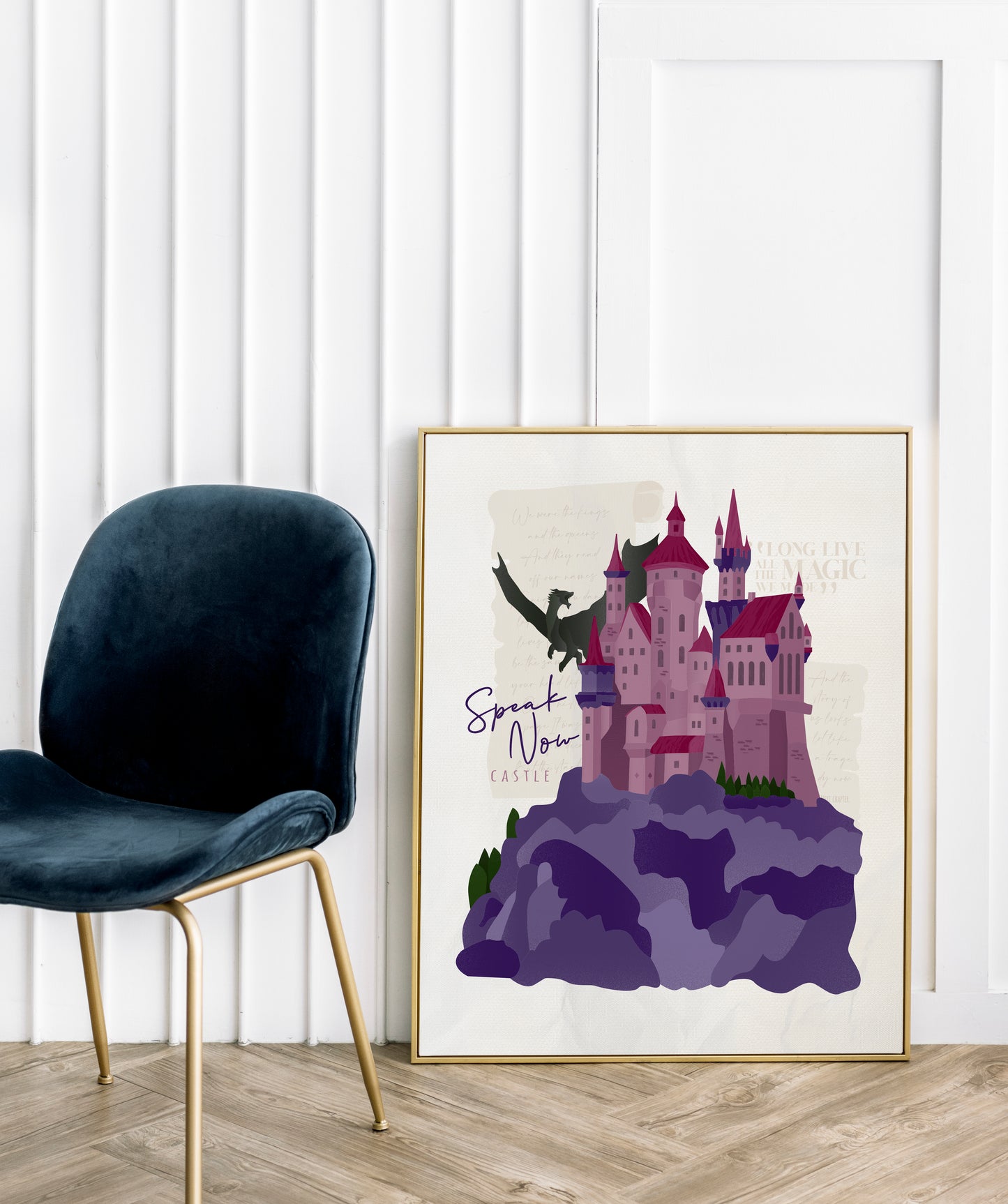 Castle Speak Now Era Poster | Song Lyric Wall Decor | Taylor Swift Inspired Print | Castle Aesthetic