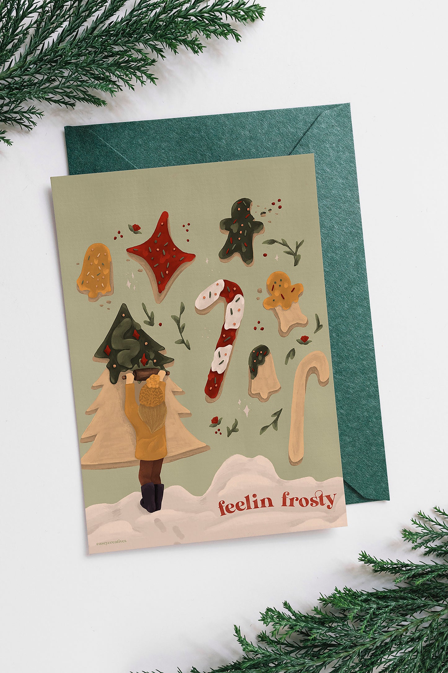 Christmas Card - Feelin Frosty | Holiday Card