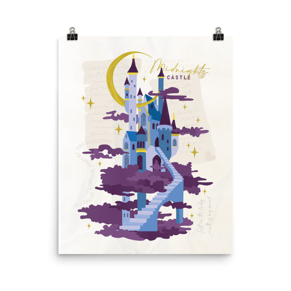 Castle Midnights Era Poster | Song Lyric Wall Decor | Taylor Swift Inspired Print | Castle Aesthetic