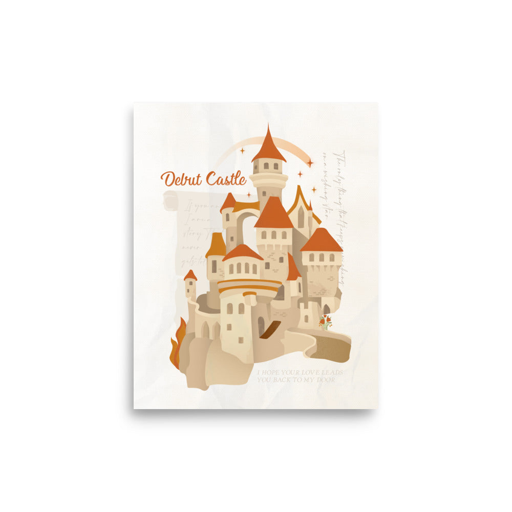 Castle Debut Era Poster | Song Lyric Wall Decor | Taylor Swift Inspired Print | Castle Aesthetic