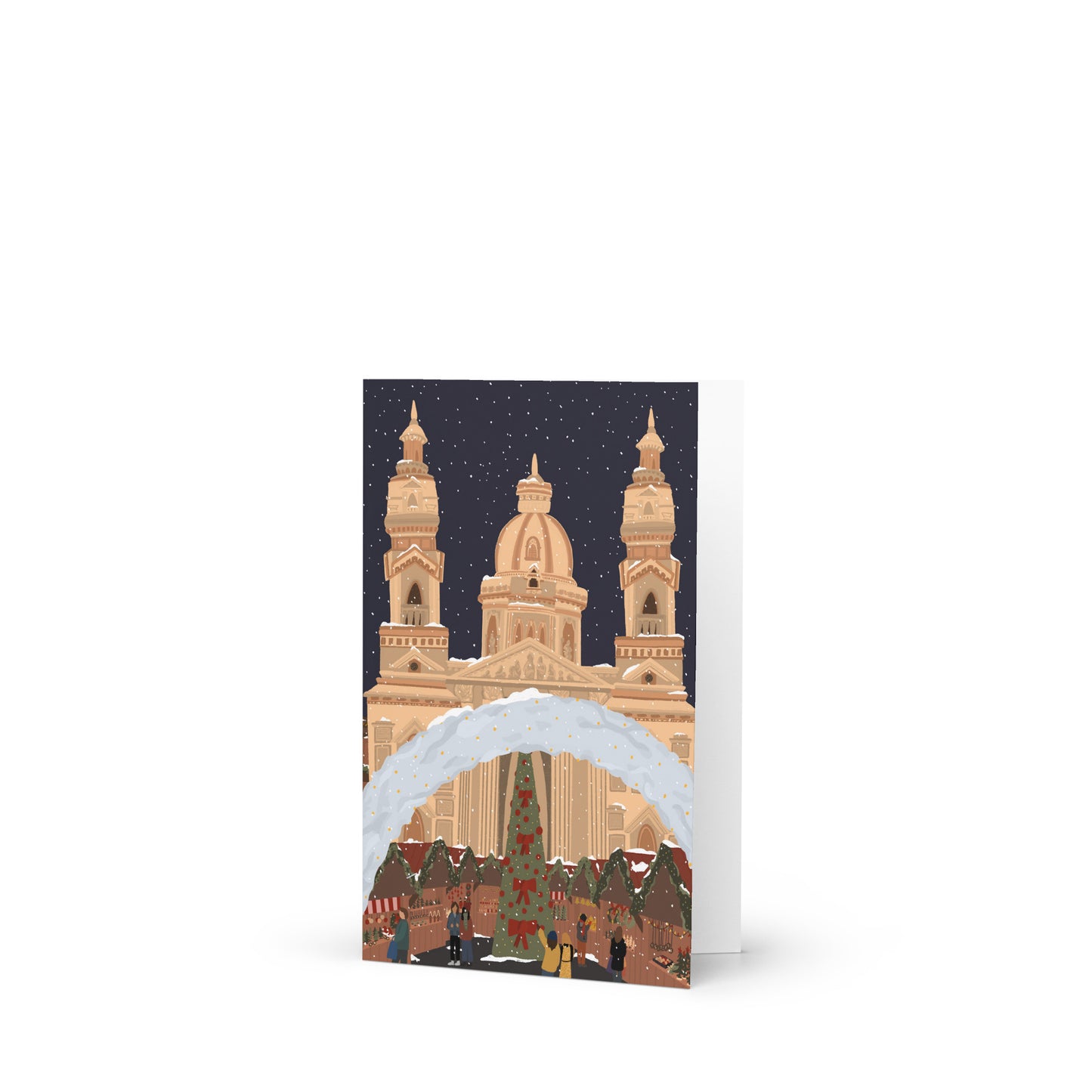 Christmas Card - European Christmas Market | Holiday Card