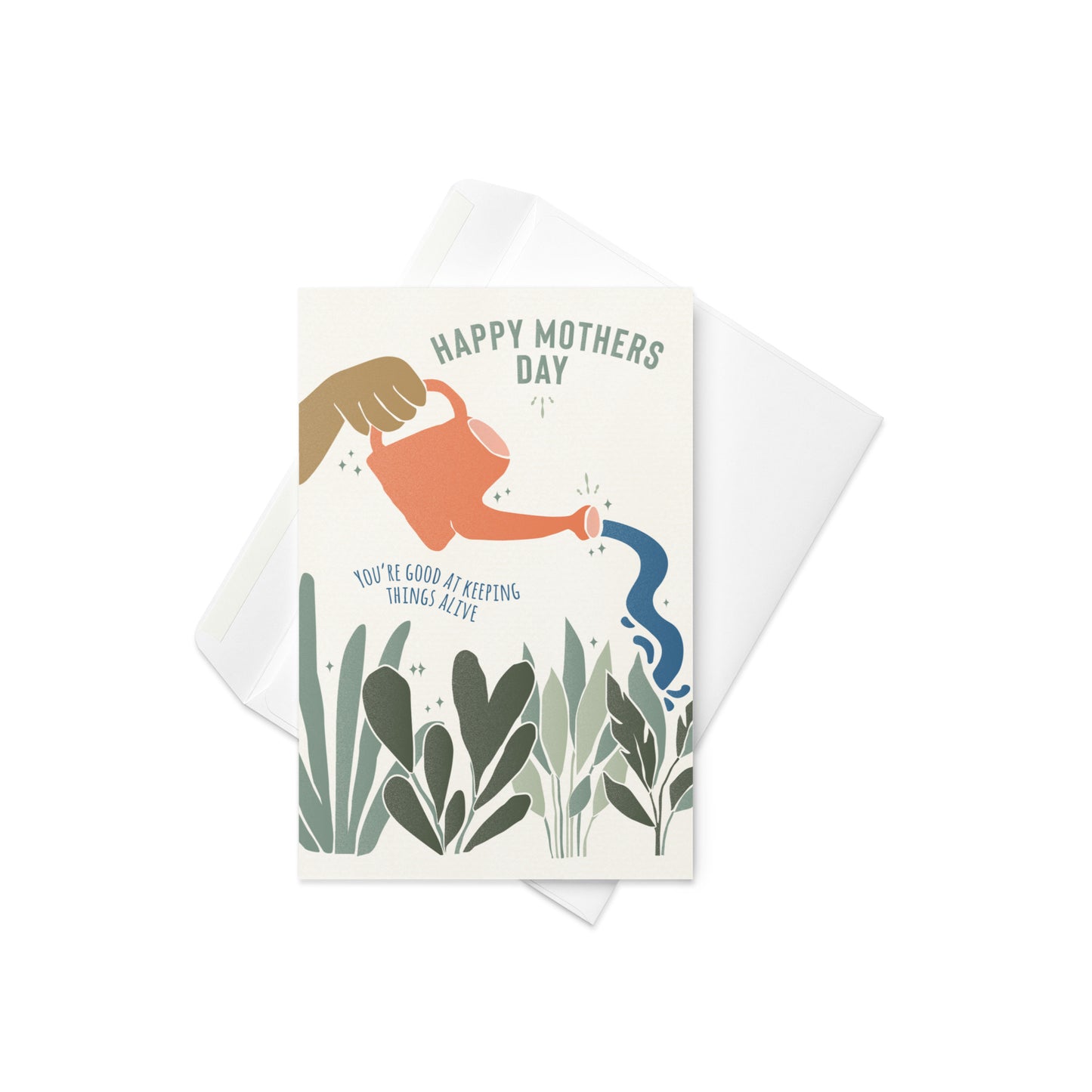 Mothers Day Card | Plant Lover Mothers Day Card - You're Good at Keeping Things Alive