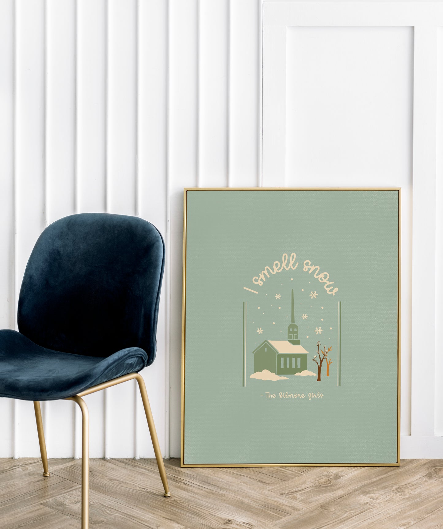 Gilmore Girls Quote Inspired Print |  I Smell Snow Poster