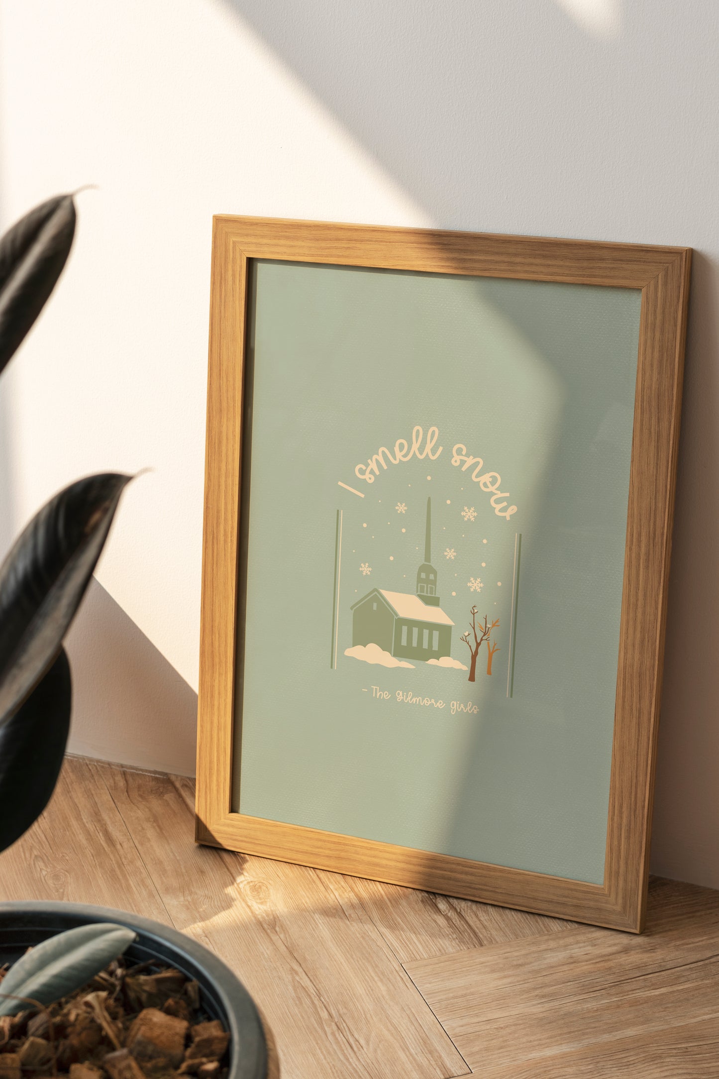 Gilmore Girls Quote Inspired Print |  I Smell Snow Poster