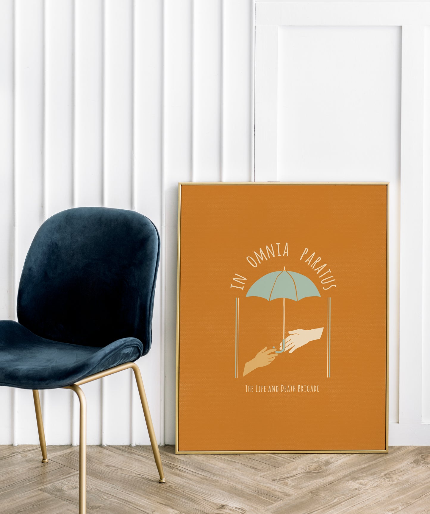 Gilmore Girls Quote Inspired Print | In Omnia Paratus Poster