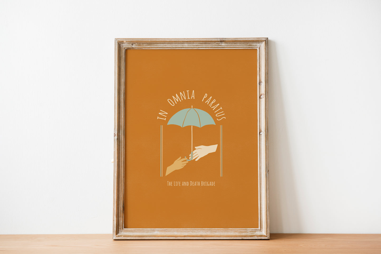 Gilmore Girls Quote Inspired Print | In Omnia Paratus Poster