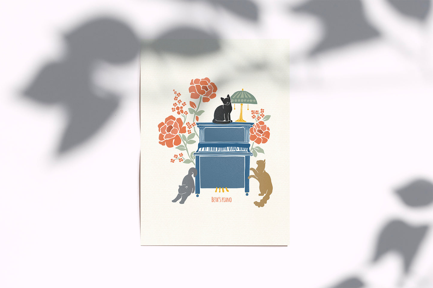 Little Women Inspired Print | Beth's Piano Poster