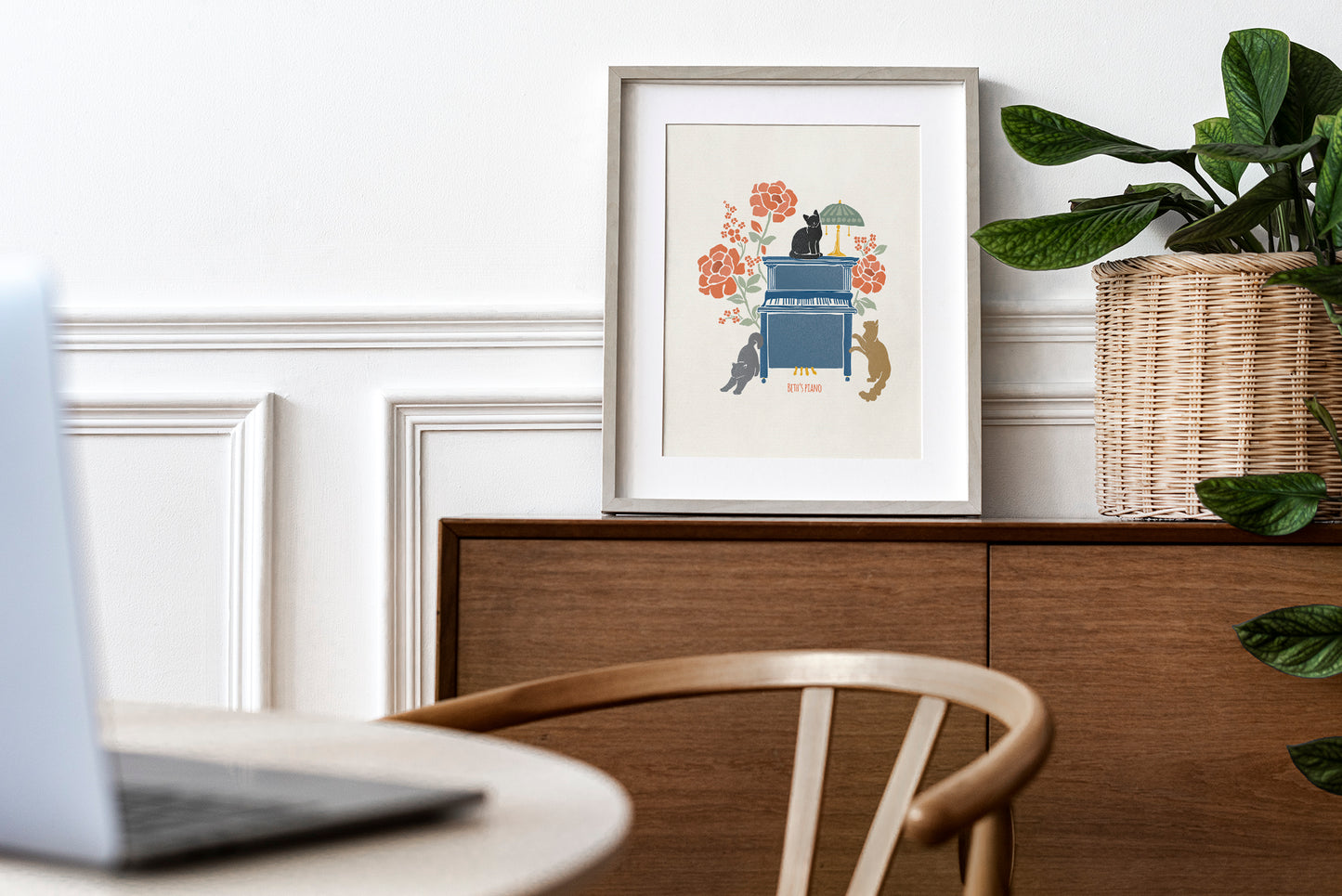 Little Women Inspired Print | Beth's Piano Poster