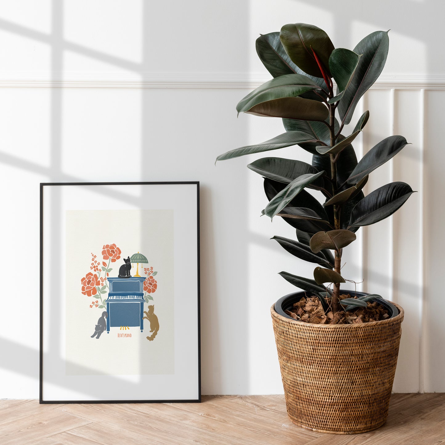 Little Women Inspired Print | Beth's Piano Poster