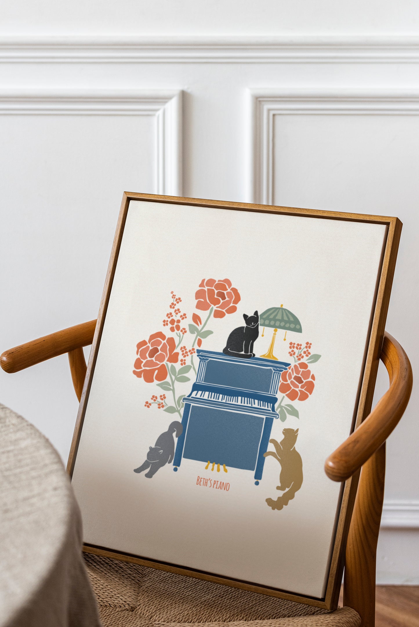 Little Women Inspired Print | Beth's Piano Poster