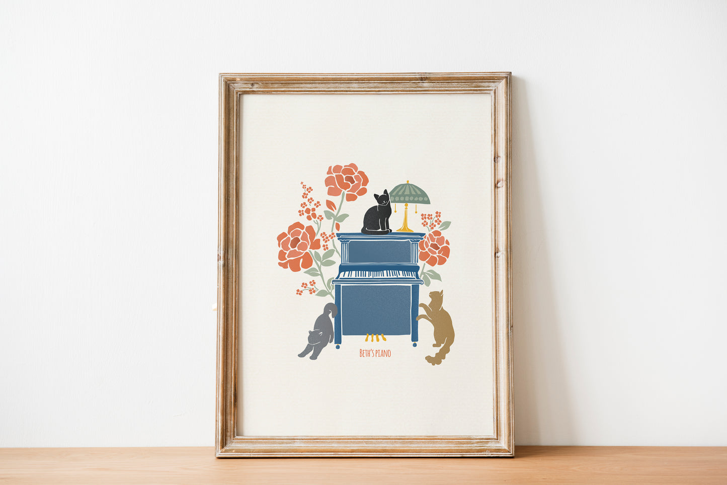 Little Women Inspired Print | Beth's Piano Poster