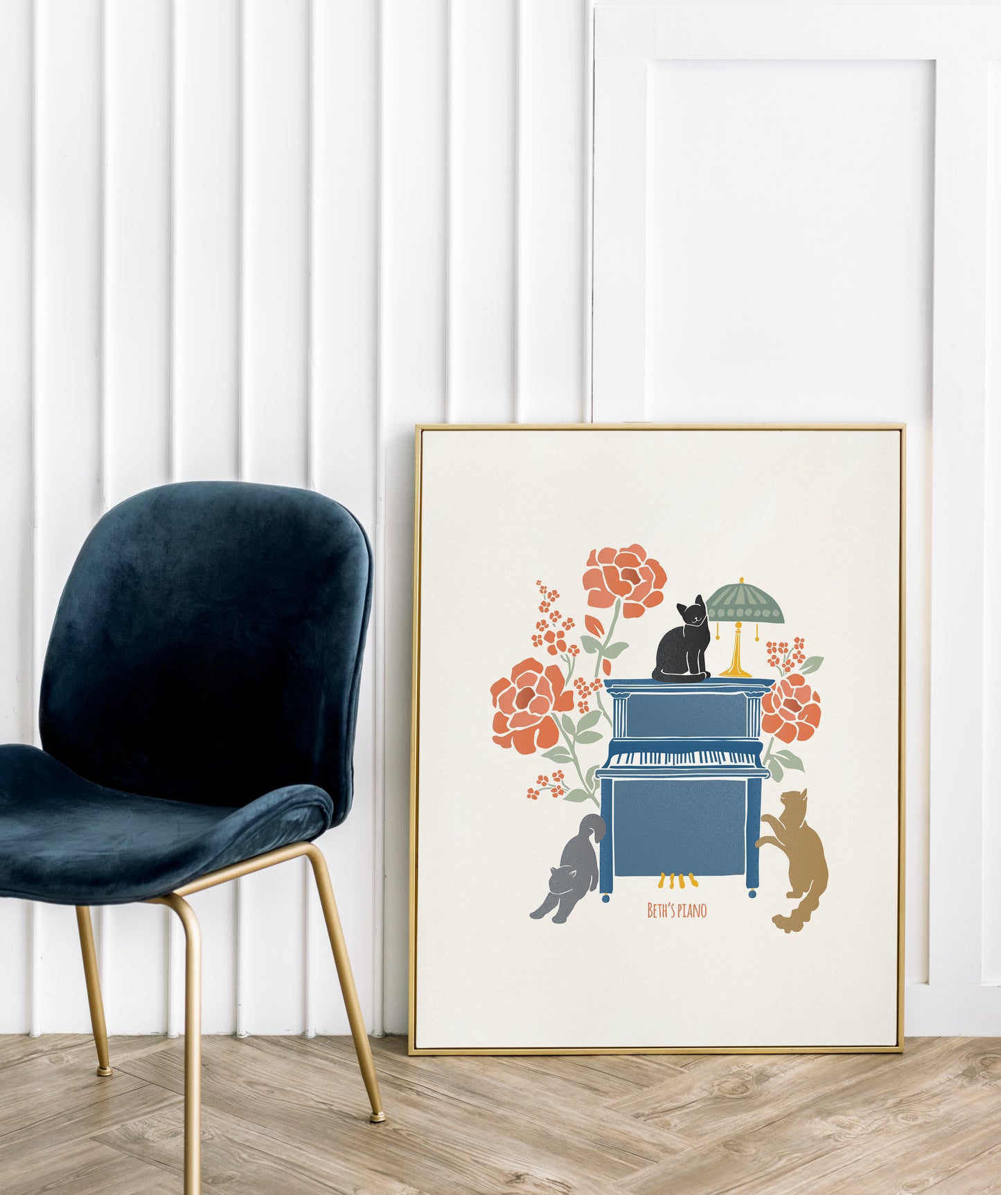 Little Women Inspired Print | Beth's Piano Poster