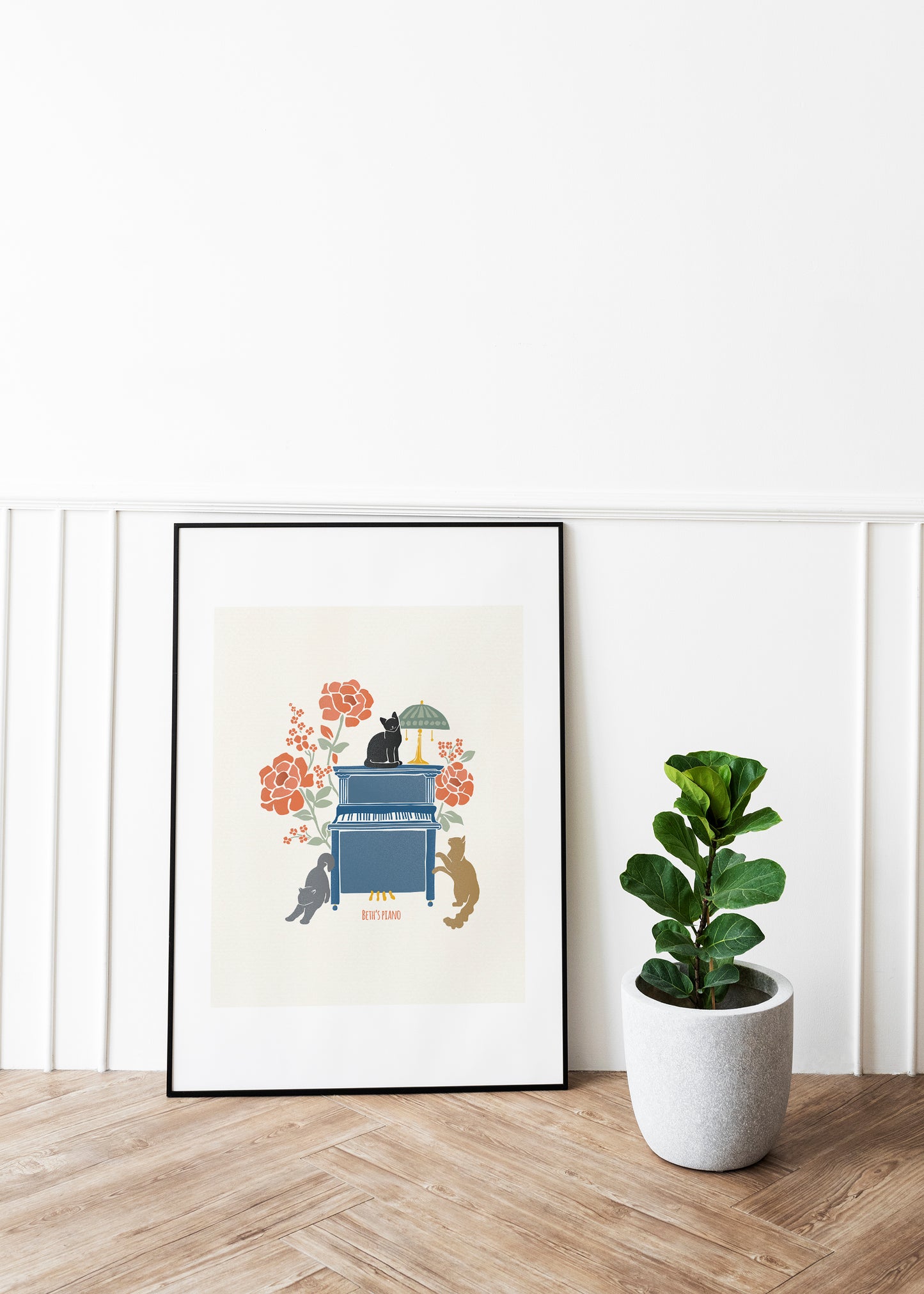 Little Women Inspired Print | Beth's Piano Poster