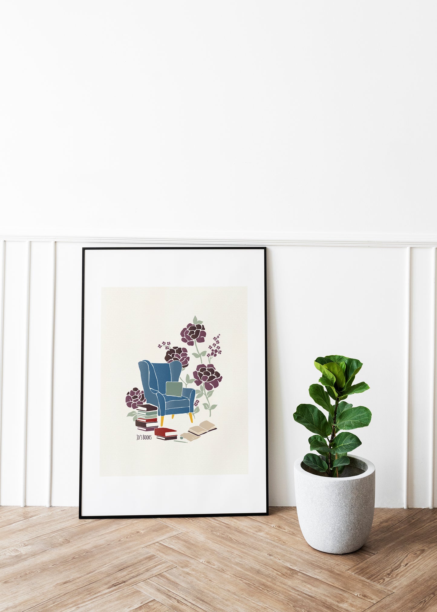 Little Women Inspired Print | Jo's Books Poster