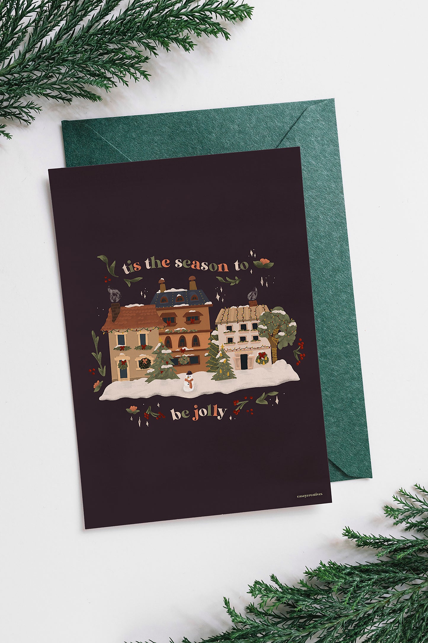 Christmas Card - Tis the Season | Holiday Card