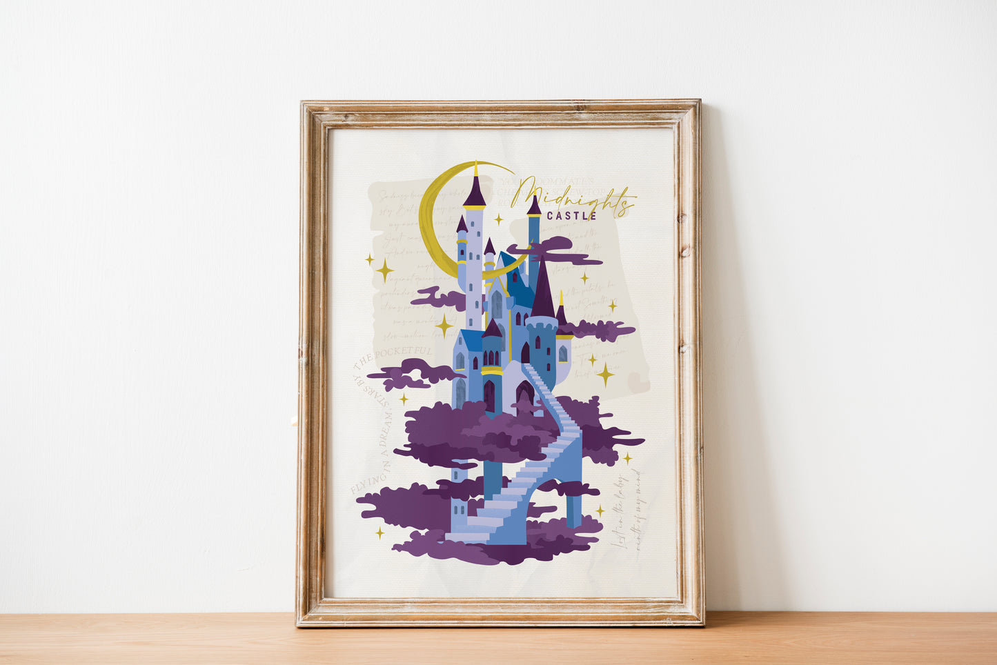 Castle Midnights Era Poster | Song Lyric Wall Decor | Taylor Swift Inspired Print | Castle Aesthetic