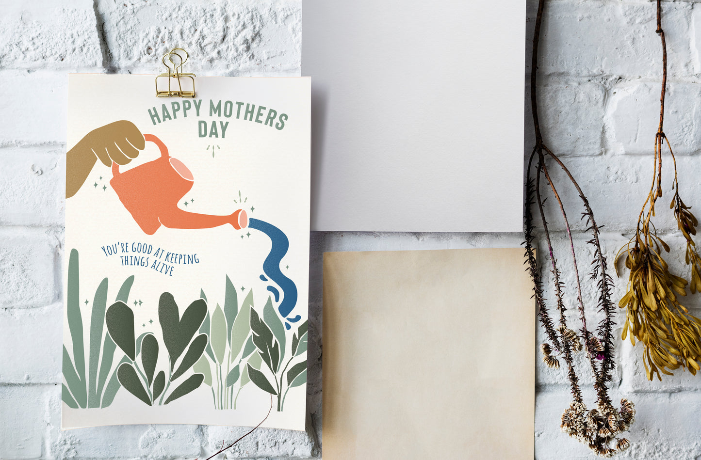 Mothers Day Card | Plant Lover Mothers Day Card - You're Good at Keeping Things Alive