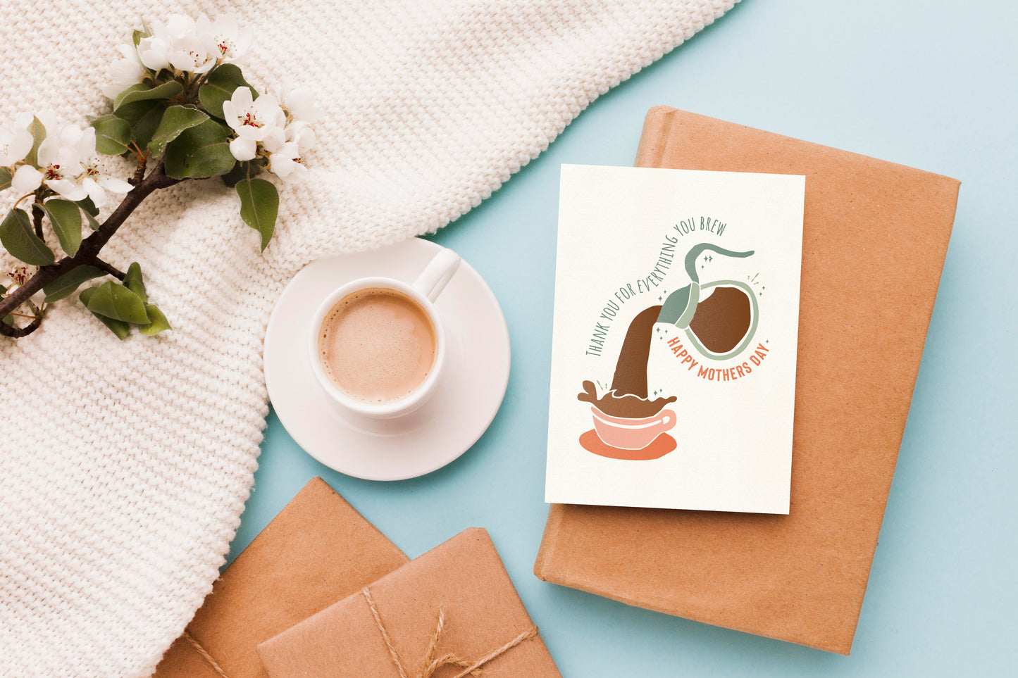 Mothers Day Card | Coffee Lover - Thank You for Everything You Brew