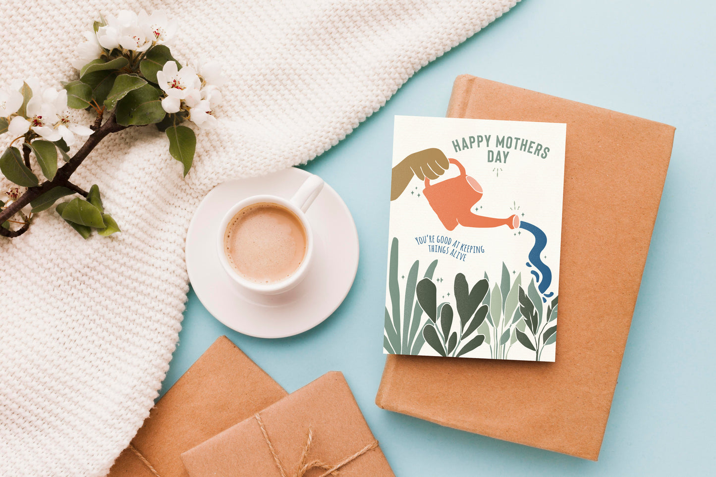 Mothers Day Card | Plant Lover Mothers Day Card - You're Good at Keeping Things Alive