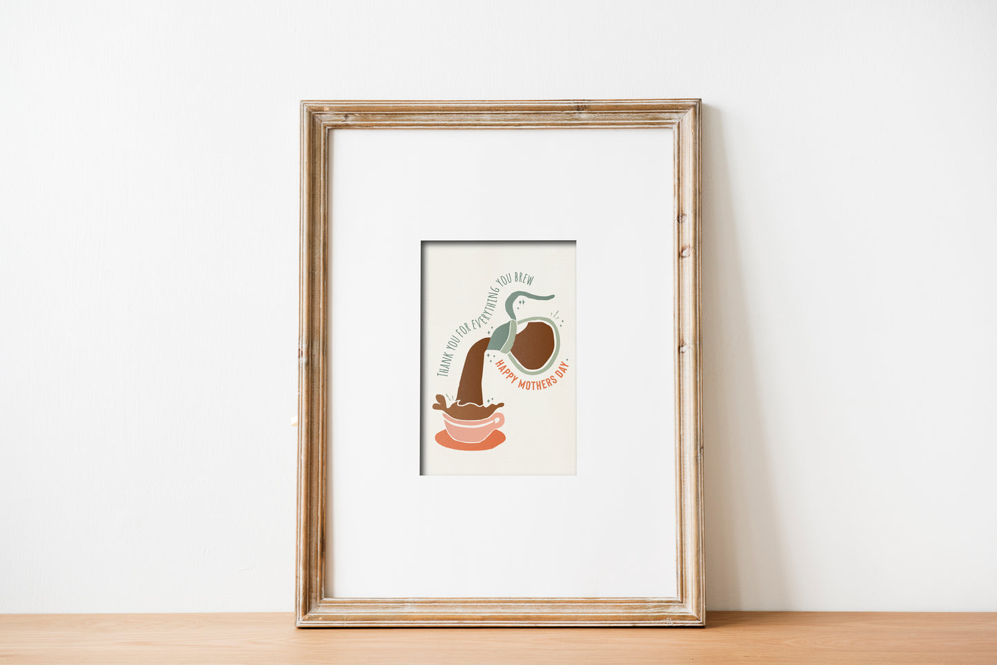 Mothers Day Card | Coffee Lover - Thank You for Everything You Brew