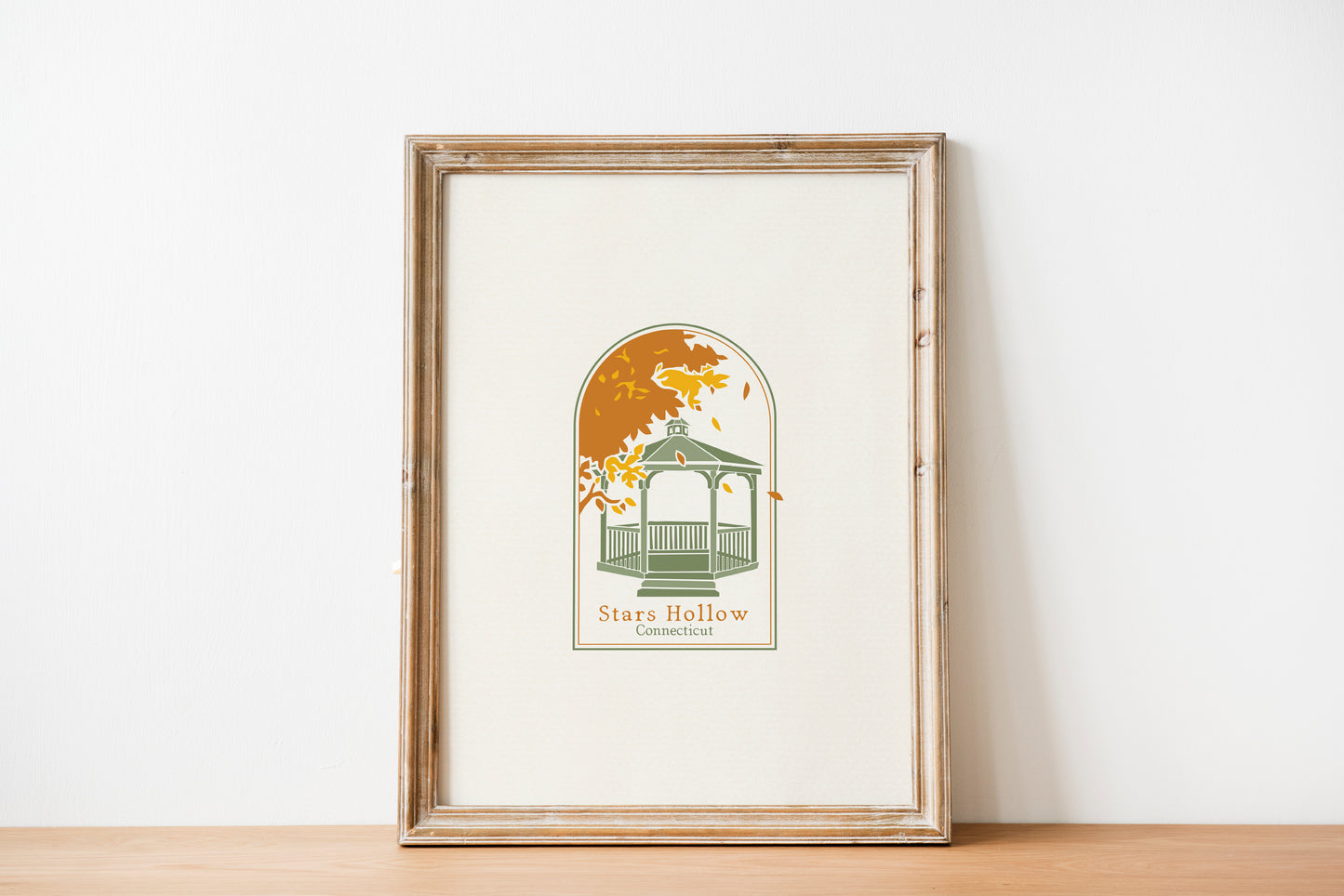 Gilmore Girls Quote Inspired Print | Stars Hollow Gazebo Poster