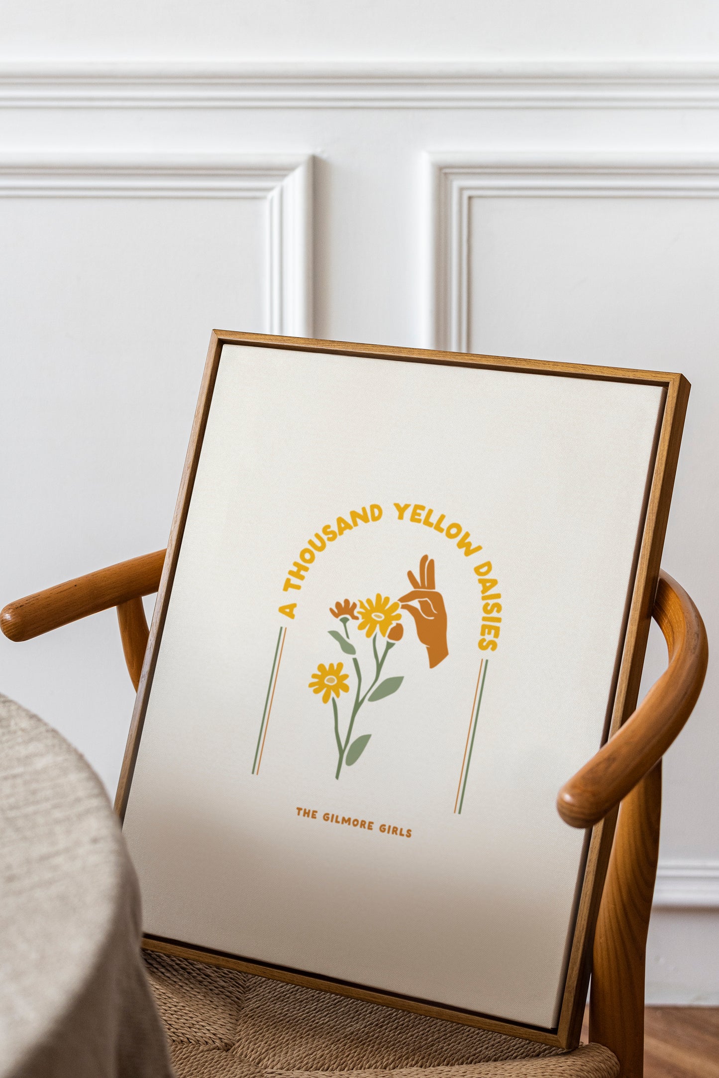 Gilmore Girls Quote Inspired Print | A Thousand Yellow Daisies Poster