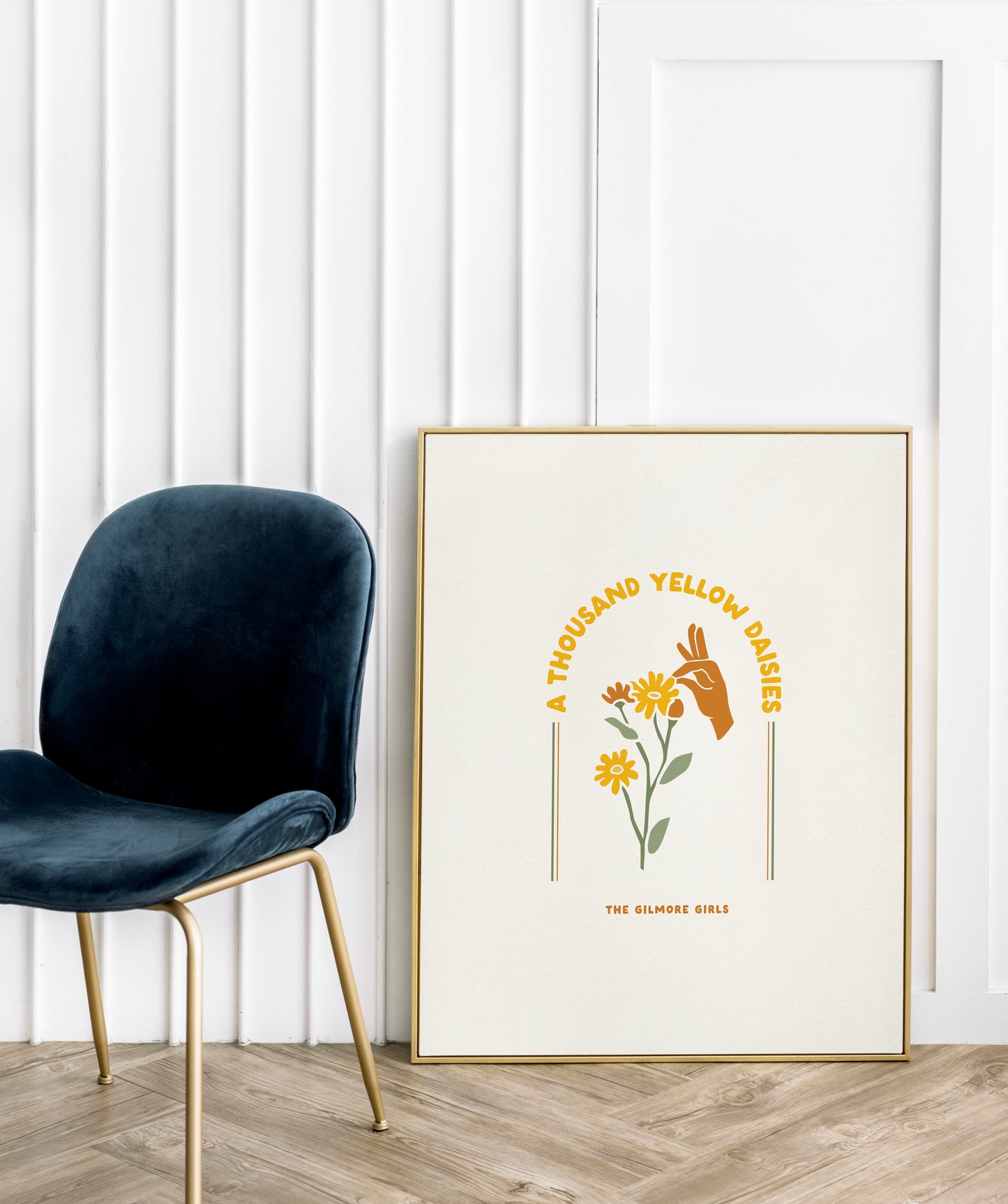 Gilmore Girls Quote Inspired Print | A Thousand Yellow Daisies Poster