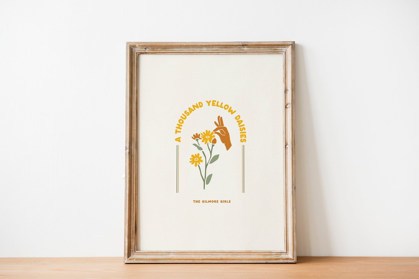 Gilmore Girls Quote Inspired Print | A Thousand Yellow Daisies Poster