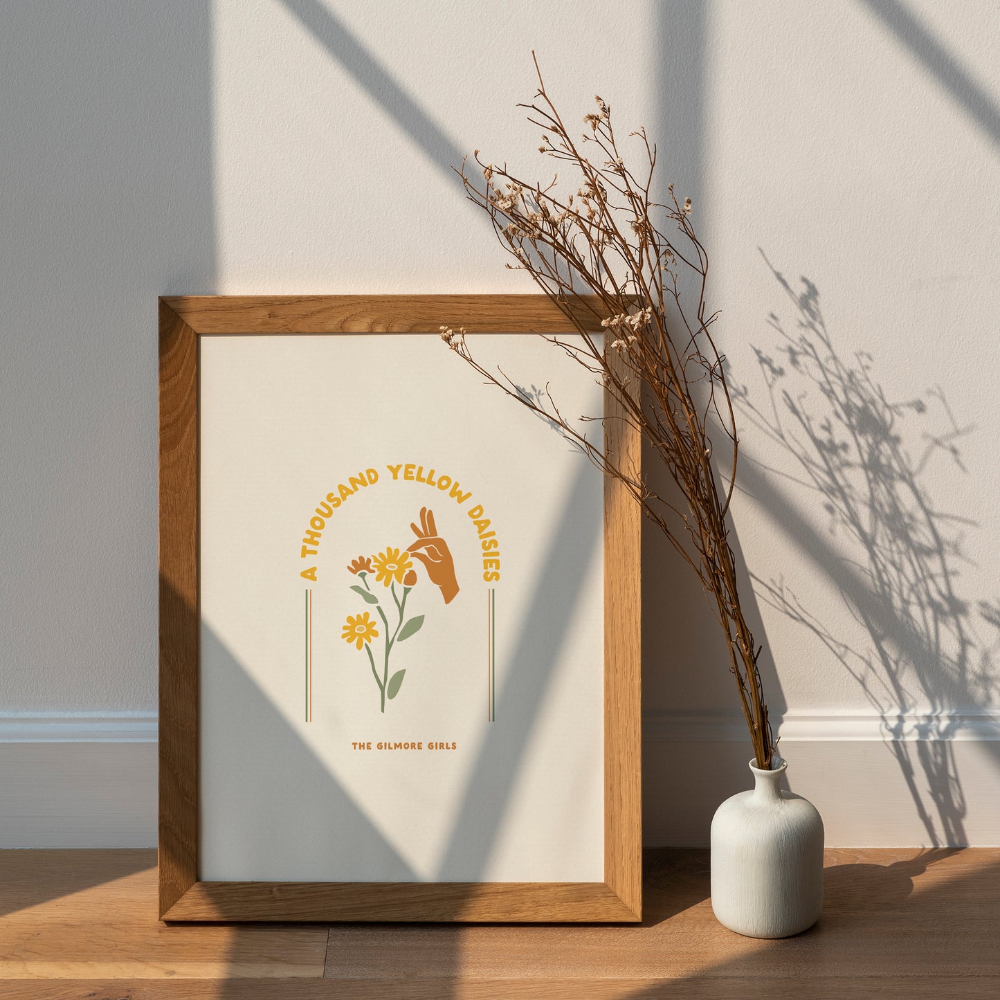 Gilmore Girls Quote Inspired Print | A Thousand Yellow Daisies Poster